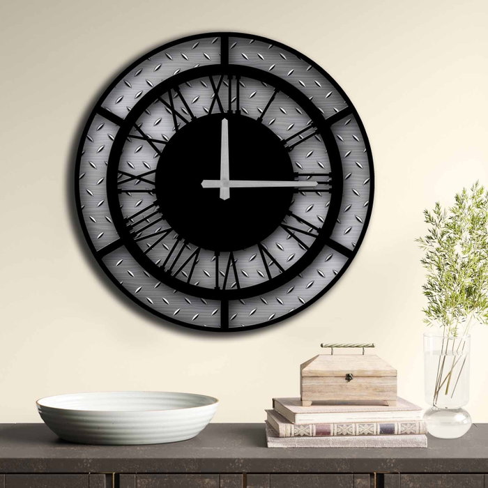 Wallity Reloj Decorativo de MDF Multicolor 5050MS-044 Wallity Reloj Decorativo de MDF Multicolor 5050MS-044